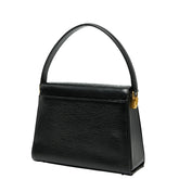 ヴァレンティノ ロゴ ハンドバッグ ショルダーバッグ 2WA ブラック レザー レディース VALENTINO 【中古】